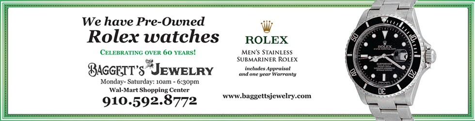 Pre Owned Rolex Watches at Baggett's Jewelry