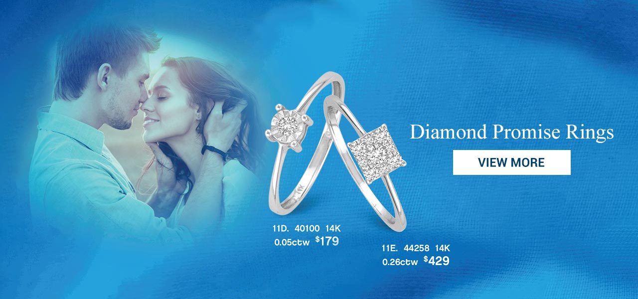 Beautiful Diamond Promise Rings at Baggett's Jewelry