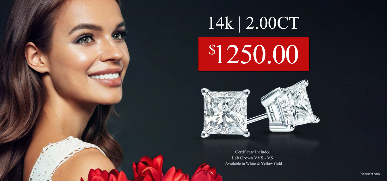 Lab Grown Earring Sale at Baggetts Jewelry
